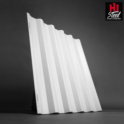 Atap Rooftop uPVC C-Series 12mm X 770mm X 5m - White 1 Jual Atap Rooftop C-Series Murah - Hi Steel