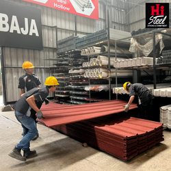 Atap Spandek Pasir 0.30mm X 1m X 5m - Merah Hati 4 Supplier Atap Spandek Pasir di Bekasi - Hi Steel