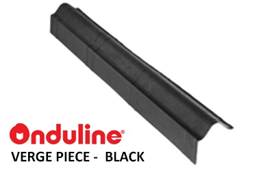 Verge Piece Onduvilla 104cm X 10.5cm X 11.4cm - Black