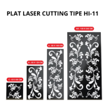 Plat Laser Cutting 60 X 120 X 2mm - Tipe HI 11