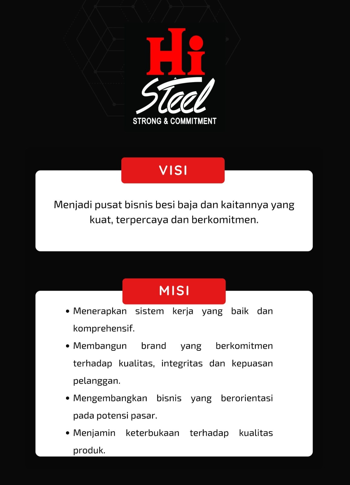 visi misi histeel