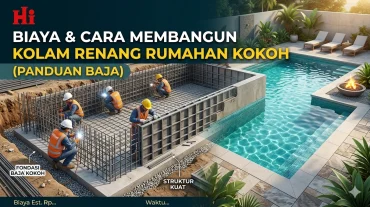 Biaya & Cara Membangun Kolam Renang Rumahan Kokoh (Panduan Baja)